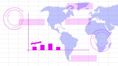 Finansal veriler ve diyagramlar kârda sürekli bir artış olduğunu gösteriyor. Büyüme ve Başarı oku. r_92