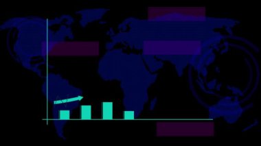 Finansal veriler ve diyagramlar kârda sürekli bir artış olduğunu gösteriyor. Büyüme ve Başarı oku. r_100