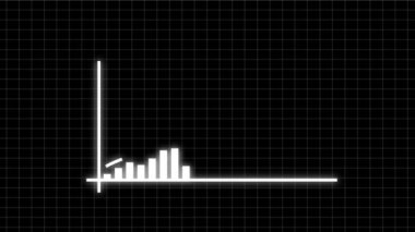 Finansal veriler ve diyagramlar kâr artışını ve artan grafikleri gösteriyor. İş grafiği r_209