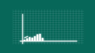 Finansal veriler ve diyagramlar kâr artışını ve artan grafikleri gösteriyor. İş grafiği r_210