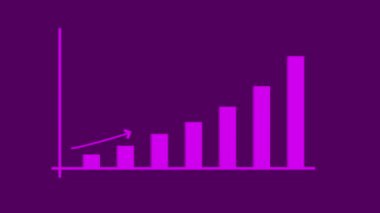 Finansal veriler ve diyagramlar kâr artışını ve artan grafikleri gösteriyor. İş grafiği r_233