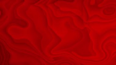 Soyut kırmızı dalgalı desen arkaplan, akışkan hareket ya da topografik tasarım gibi.
