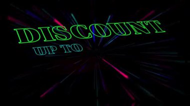 Sosyal Medya için DisCOUNT Metin Animasyonu, 3D Metin, Abone Düğmesi. - Evet.