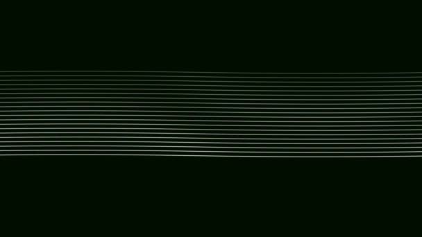 运动线激光束流动 白色霓虹灯线闪亮的运动背景 R_74 — 图库视频影像