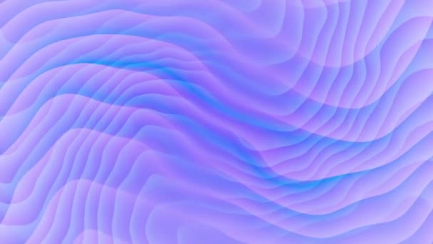 Сучасний Градієнтний Рідкий Барвистий Фон Рожевої Блакитної Кольорової Хвилі R_114 — стокове відео