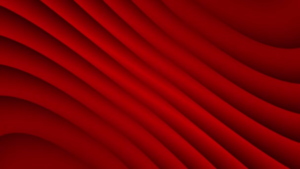 Moderne Stilvolle Bunte Hintergrund Wellenförmigen Roten Hintergrund Das Gleiche Weniger — Stockvideo