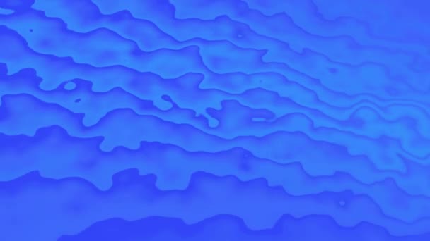 Abstracte Vloeibare Animatie Inkt Vloeibare Beweging Geanimeerd Abstracte Gebogen Vloeistofstroom — Stockvideo