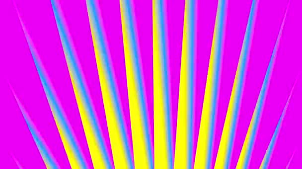 环状的3D抽象彩色波纹光滑丝绸 概念五彩缤纷的液体图案 217 — 图库视频影像