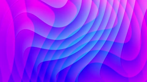Abstract Background Light Dark Waving Surface Stripes Animation Seamless Loop — Stock Video