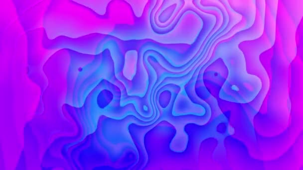 Bewegende Golvende Textuur Psychedelische Geanimeerde Achtergrond Kleurrijke Vloeibare Achtergrond Rs_287 — Stockvideo