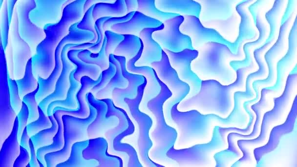 抽象的なカラフルなツイストグラデーションの背景 アニメーションカラフルな波液 R_329について — ストック動画