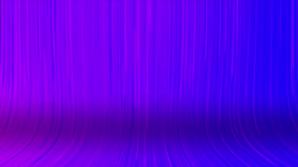 Абстрактний Синьо Фіолетовий Градієнтний Фон Вертикальними Лініями Створюють Гладку Текстуру — стокове відео