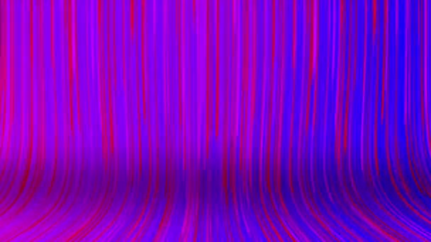 Абстрактний Синьо Фіолетовий Градієнтний Фон Вертикальними Лініями Створюють Гладку Текстуру — стокове відео