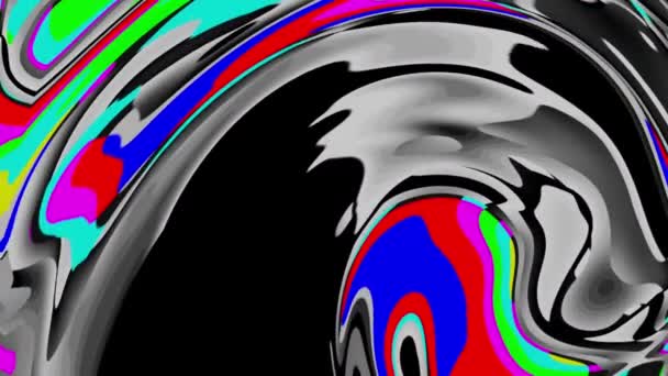 Abstraktní Pozadí Vodních Vln Vln Vln Vody Mramoru Pohybující Barevné — Stock video