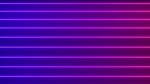 Abstract Neon Lijn Animatie Achtergrond S_246 — Stockvideo