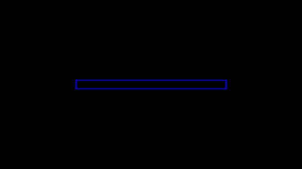 Завантаження Панелі Завантаження Панелі Завантаження Екрана Піксельної Анімації Прогресу 263 — стокове відео