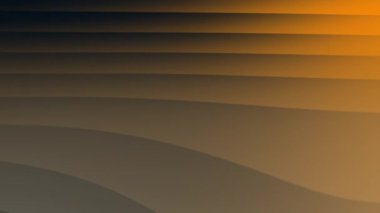 Turuncu ve kahverengi tonlarında pürüzsüz dalgalarla soyut eğimli arkaplan.