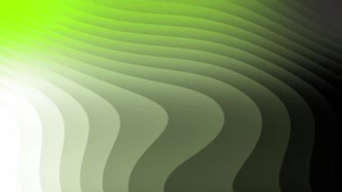 Yeşil renk düz dalgalı çizgi hareket arkaplanı. Soyut yeşil dalgalı arkaplan gradyanı, modern dalga deseni tasarımı.