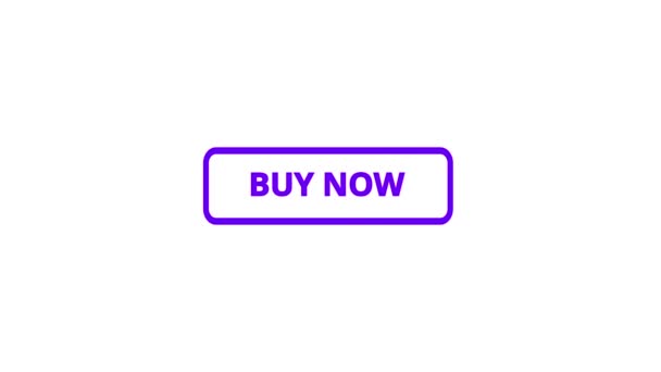 Pink Color Comprar Ahora Haga Clic Botón Animación Sobre Fondo — Vídeo de stock