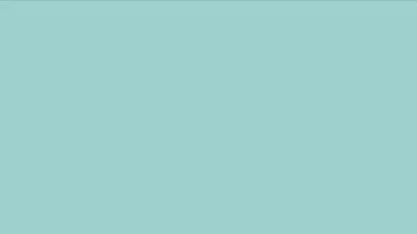 Ілюстрація Літака Летить Навколо Стилізованої Зеленої Синьої Кулі Світло Блакитному — стокове відео