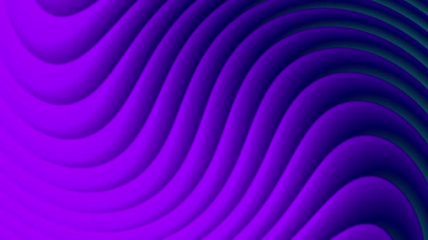 Abstract Color Wavy Background Animation — Stock Video