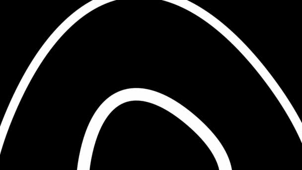Бесконечная Петля Линии Абстрактных Полос Анимации Радиоволновой Фон Kb_38 — стоковое видео