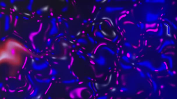 Shiny Liquid Color Waving Motion Background Liquifying Animated Motion Background — Wideo stockowe