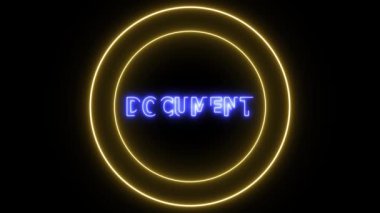 Siyah bir arkaplanda parlayan sarı bir halka olan 