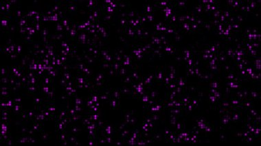 Rastgele pembe bokeh ışıkları olan soyut arkaplan siyah bir arkaplan üzerinde canlandırıldı.