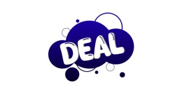 Beyaz arkaplanda kelime anlaşması canlandırılmış renkli konuşma balonu.