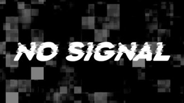 Televizyon arkaplanında 'Sinyal Yok' yazılı televizyon ekranı.