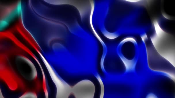 Abstract Wavy Liquid Animated Background — 비디오