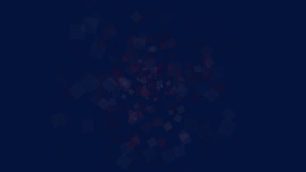 Abstract Azul Pixelated Mosaico Fundo Animado — Vídeo de Stock