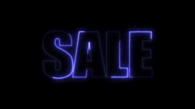 Siyah arka planda mavi renkli parlayan 