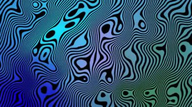 Koyu arkaplan üzerinde soyut Cyan topografik çizgileri canlandırıldı.