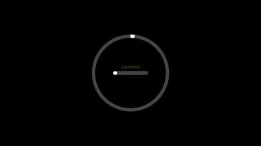 Siyah arkaplan üzerine simge yükleniyor.