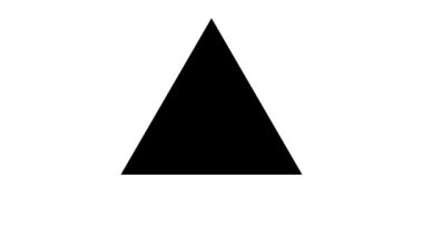 Beyaz arkaplanda, sarı üçgensiz döngü simgesinde canlandırılmış kırmızı ünlem işareti.