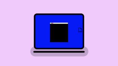Web geliştirme programlama ve teknoloji için ekran konseptine kodlu bir dizüstü bilgisayar.