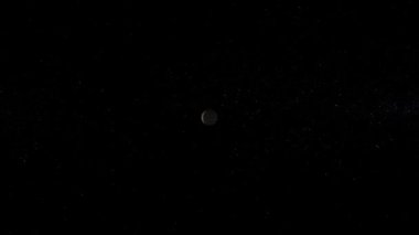 Gerçekçi döndürülmüş Jüpiter düzlemi simgesi siyah bir arkaplanda canlandırıldı.