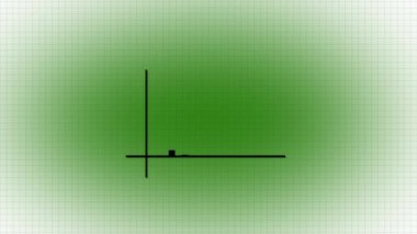 Digital bar graph animated on a colorful background. Depicting data analysis or growth concept.