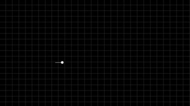Graph line with upward trend animated on a dark background.