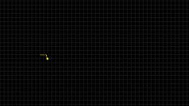 Graph line with upward trend animated on a dark background.