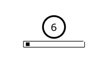 Beyaz bir arkaplanda çubuk sayımı canlandırılıyor.