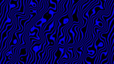 Soyut mavi topografik çizgiler koyu arkaplan üzerinde canlandırıldı.