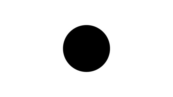 Иконка Анимированным Знаком Вопроса Белом Фоне — стоковое видео
