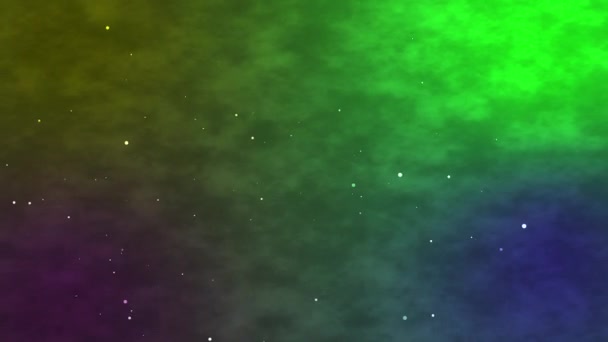 Flying Particle Background Animated — Stockvideo