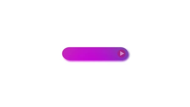 彩色订阅按钮在简约的白色背景下动画化 — 图库视频影像