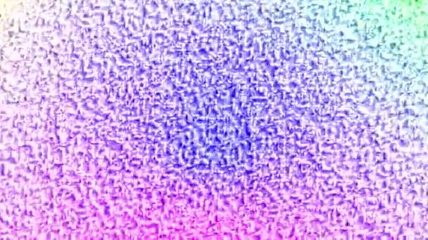 Анимированный Фиолетовый Фон Рисунком Белых Различных Оттенков Фиолетовых Пиксельных Блоков — стоковое видео