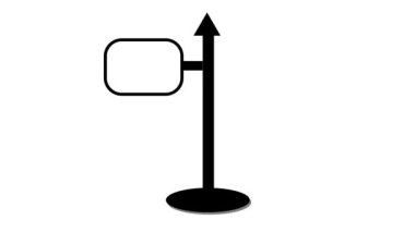 No car parking icon animated on a white color background.