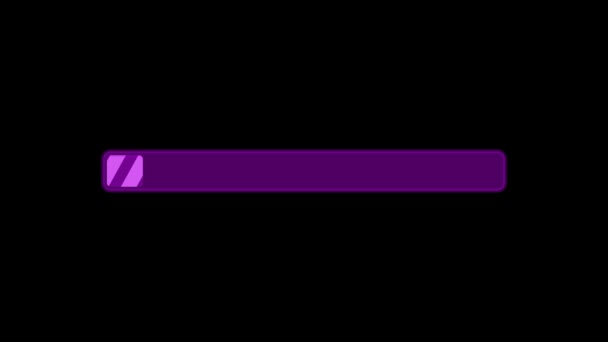 Барвиста Іконка Лічильника Завантаження Анімована Чорному Тлі — стокове відео